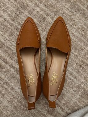 Franco Sarto Women's Pointed Loafers - Cognac Brown